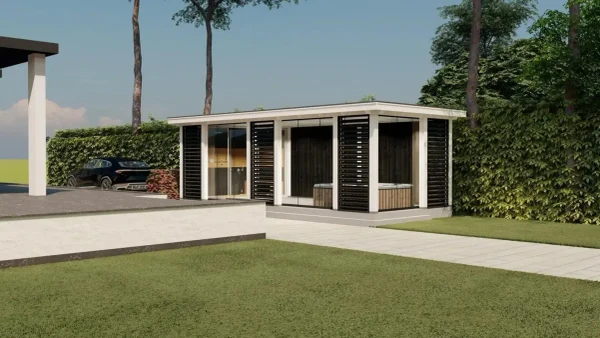 Беседки, навесы, бани, хозблоки, модули, малые архитектурные формы.