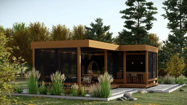 Беседки, навесы, бани, хозблоки, модули, малые архитектурные формы.