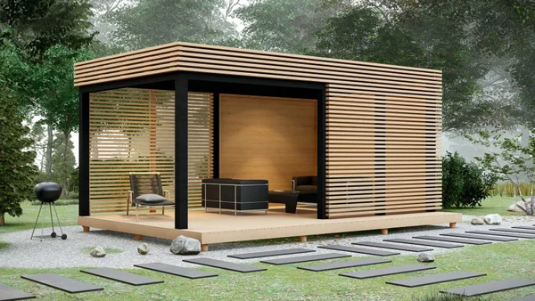 Беседки, навесы, бани, хозблоки, модули, малые архитектурные формы.